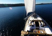 sailing yacht sailboat teak deck sails sailing yacht elan 45 impression